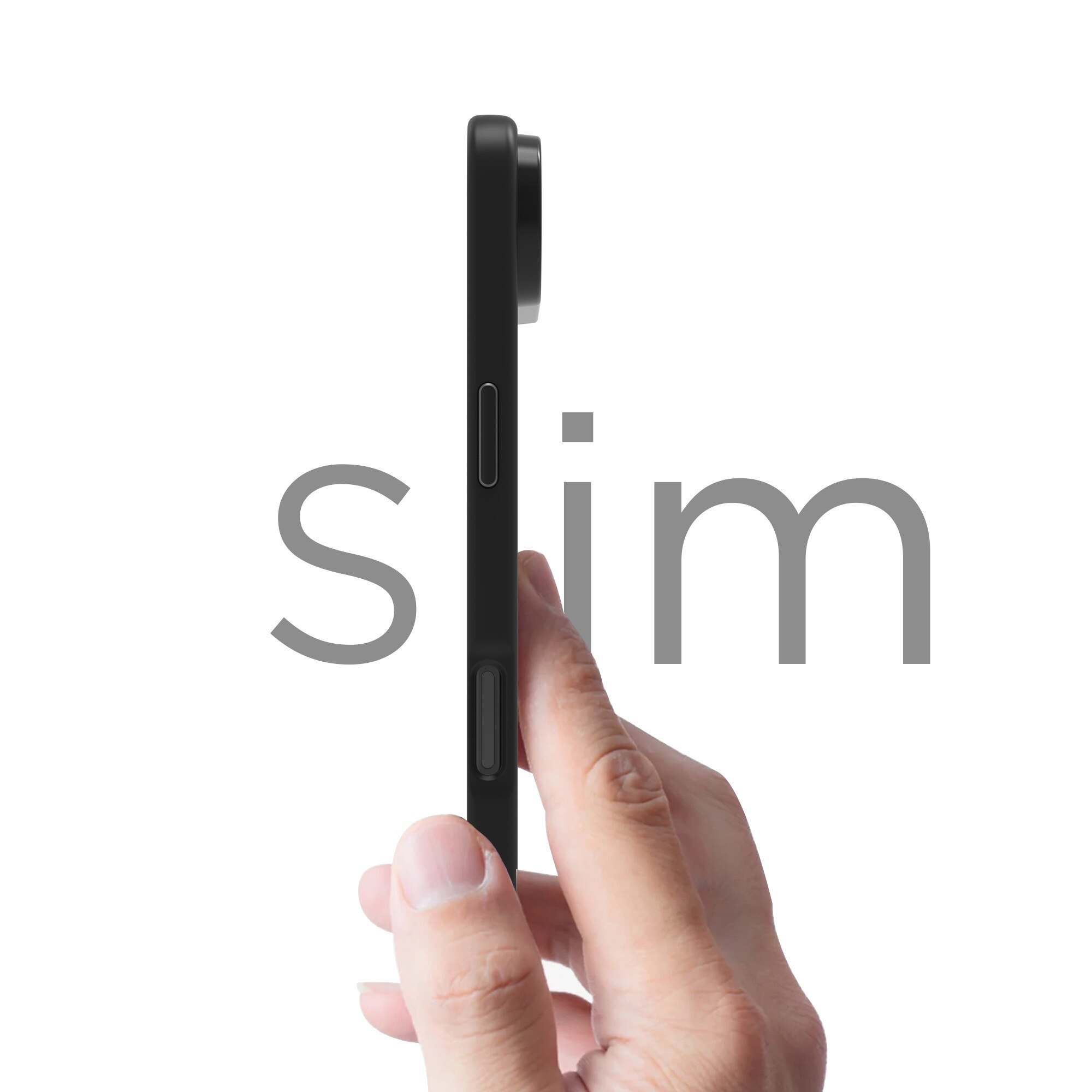 Husa de Protectie, Compatibila Apple iPhone Air, Doctor Shield Fantom, MagSafe - Negru