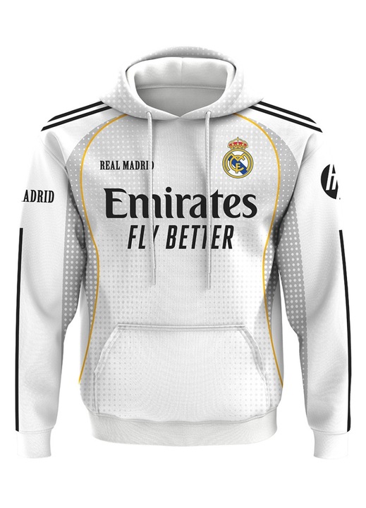 Мъжки суичър Реал Мадрид 2.5.3 дълъг ръкав, многоцветен