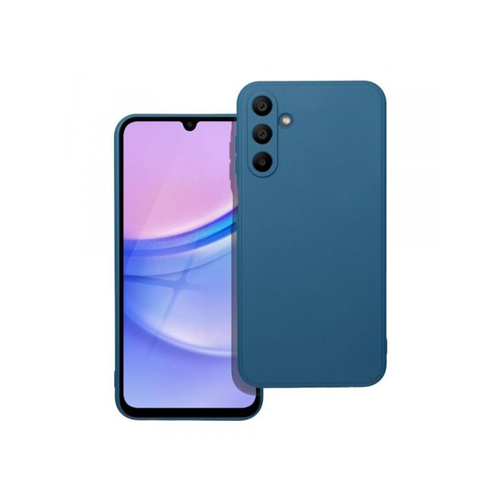 Husa pentru Samsung Galaxy A15 5G A156 / A15 A155 Matt Albastra