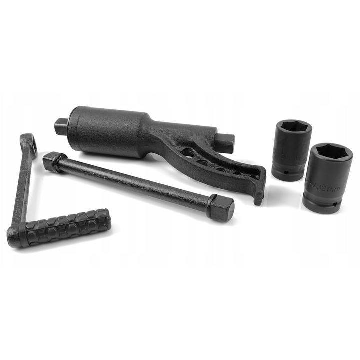 Cheie cu Multiplicator de Forță MaxRom, 6500Nm, cu chei de 32mm și 33mm, în valiză de transport