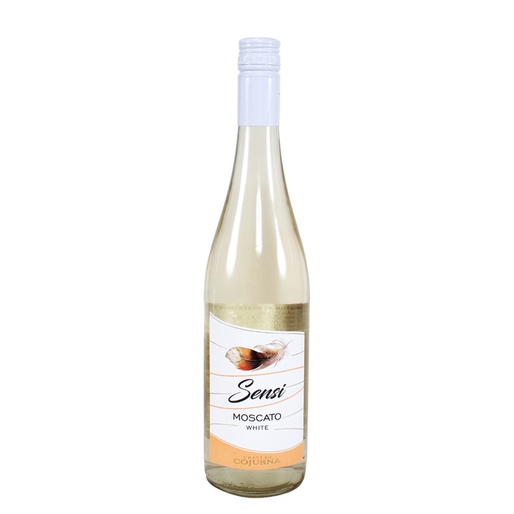 Vin alb Sensi Moscato Alb Chateau Cojusna, 0.75L