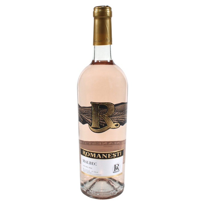 Vin rose Malbec Romanesti, 0.75L
