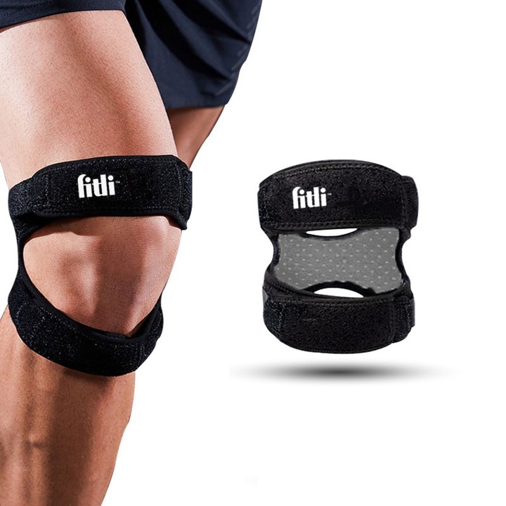 Orteza Stabilizator genunchi, Marime universala, Negru