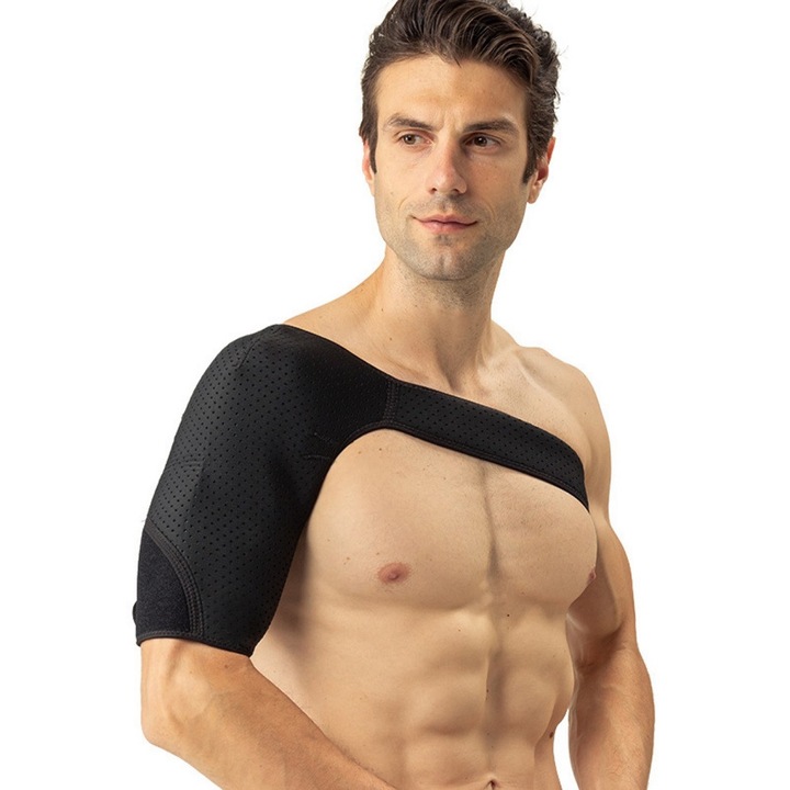 BESEDER Protectie Umar Stanga M – Neopren Reglabil Respirabil, Tendinita, Durere, Compresie, Recuperare