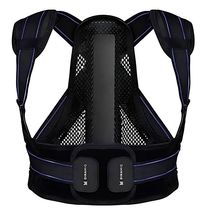 Corector de Postura Ajustabil pentru Barbati si Femei – Amelioreaza Durerile de Spate, Gat si Umeri, Confortabil si Invizibil sub Haine, Material Respirabil si Sustinere Ergonomica, Marimea M