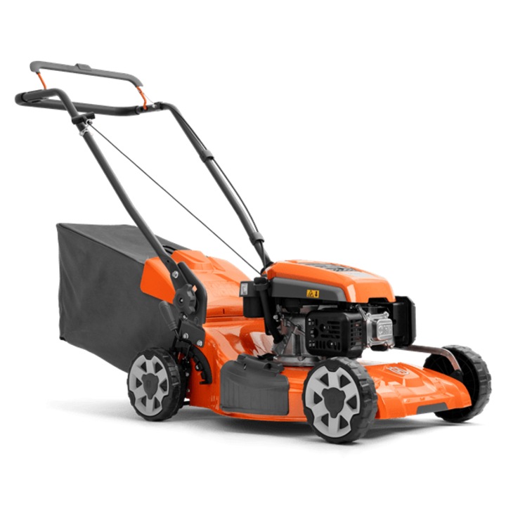 Masina Tuns Gazon Husqvarna LC 151, Benzina, Impingere, 51 cm latime taiere