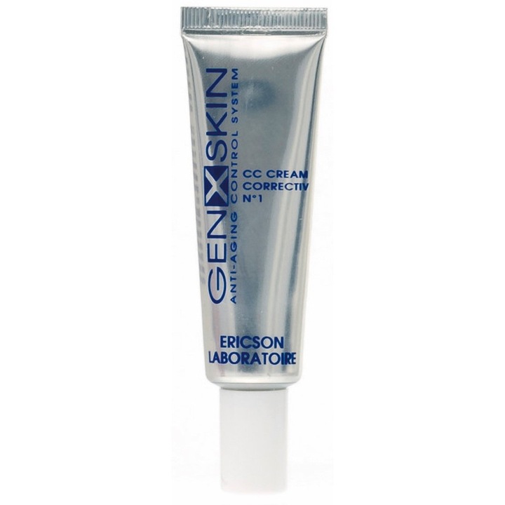 CC Cream Ericson Laboratoire, N1 Amber Beige, 30 ml, pentru toate tipurile de ten, hidratant