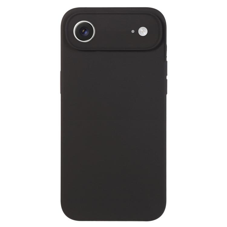 Husa pentru Apple iPhone Air, Silicon Premium Catifelat, Protectie Camere, Camere Acoperite, Microfibra In Interior, Negru