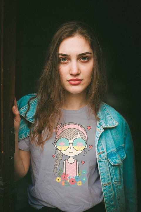 Unisex póló 100% pamutból, Fairy tale kollekció 24157, Szürke
