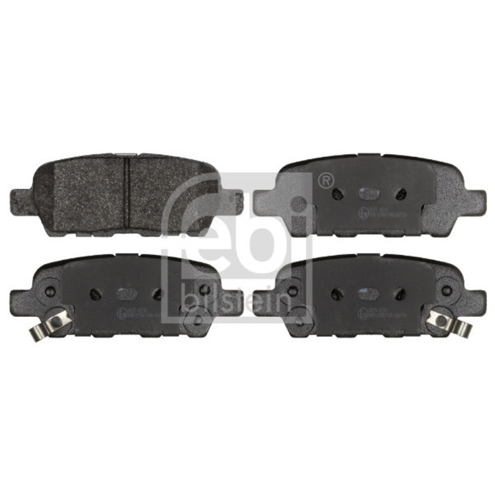 FEBI fékbetétek, készlet, 105,5x38x14mm, 0,769kg