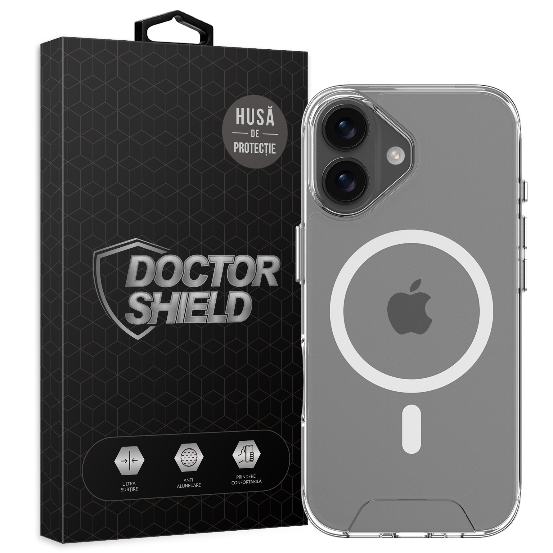 Husa de Protectie, Compatibila cu Apple iPhone 17, Doctor Shield Fantom, MagSafe