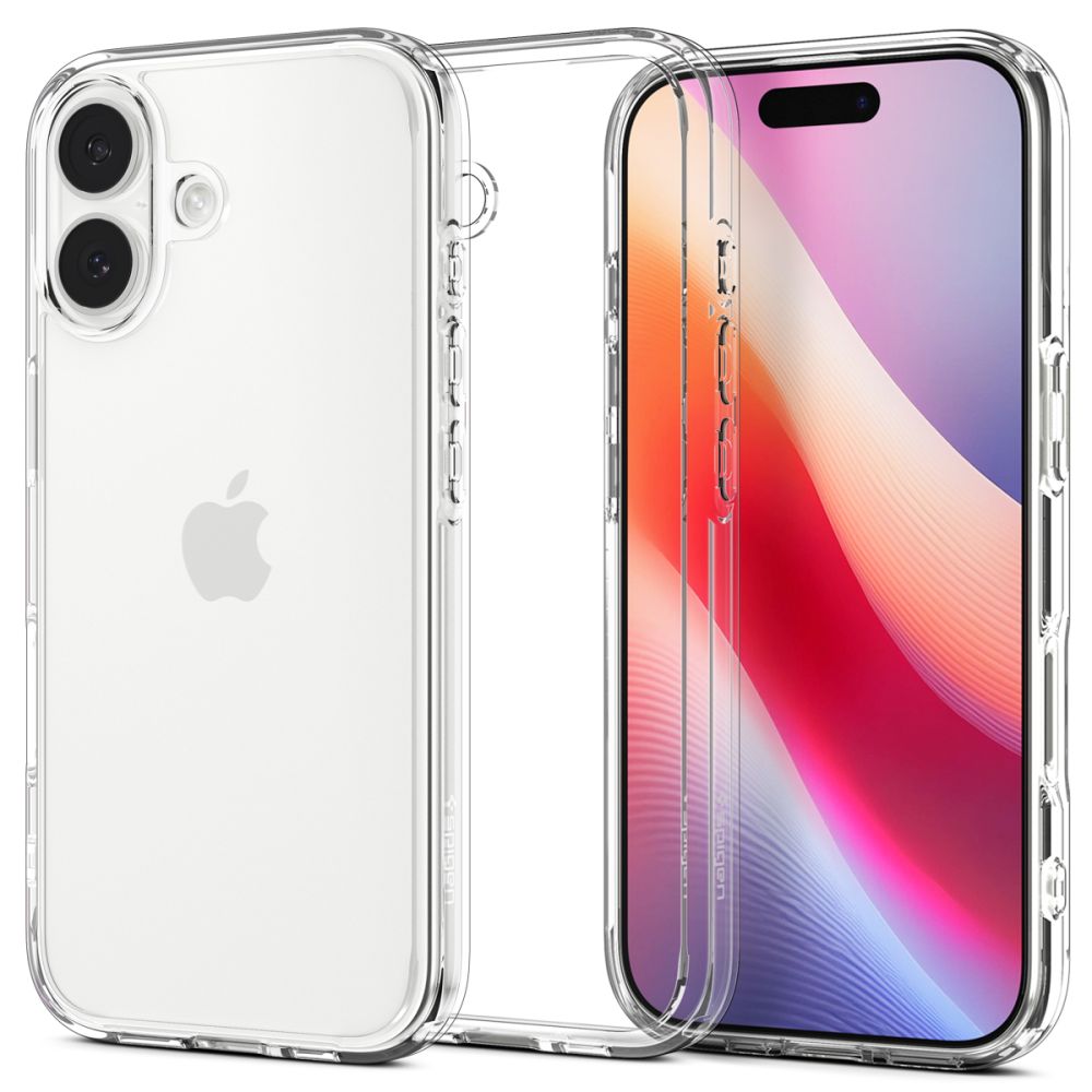 Carcasa Spigen Ultra Hybrid compatibila cu iPhone 17, Transparent