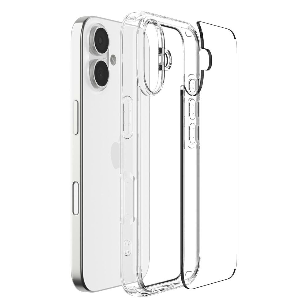 Carcasa Spigen Ultra Hybrid compatibila cu iPhone 17, Transparent