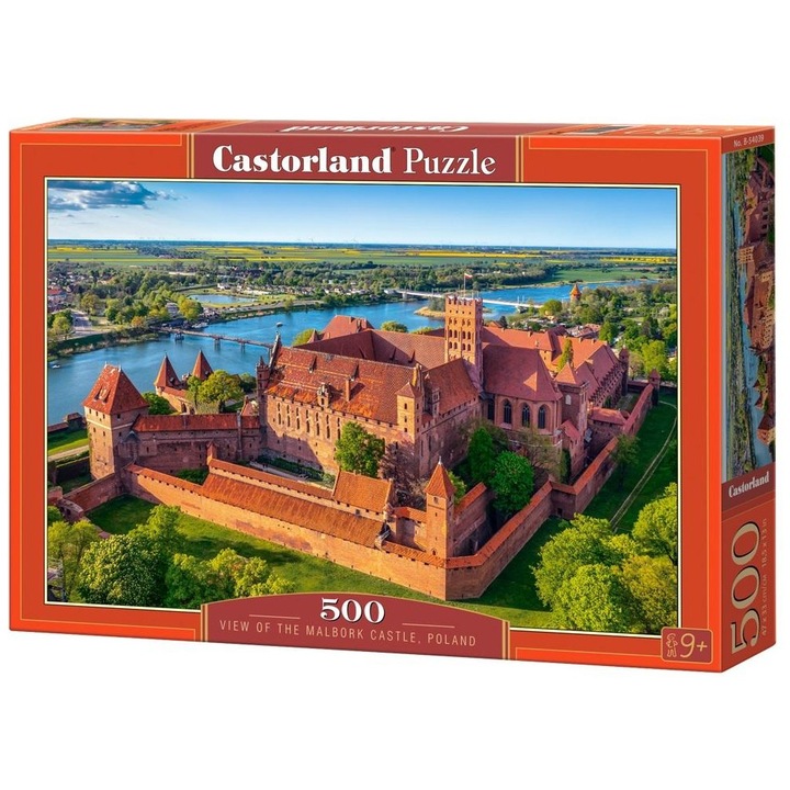 CASTORLAND 500 darabos puzzle A Malborki kastély látképe 47x33cm
