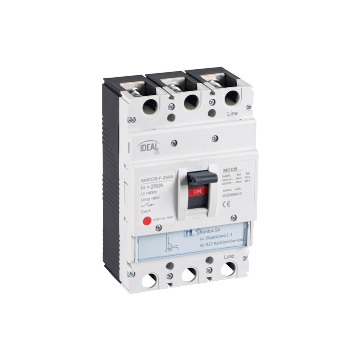 Siguranta electrica, Ideal, KMCCB-F-250A, 250A, 380/415V, IP20