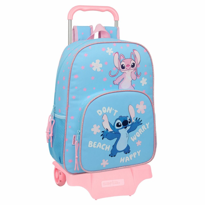 Ghiozdan Lilo & Stitch Happy, 33x42x14cm, multicolor