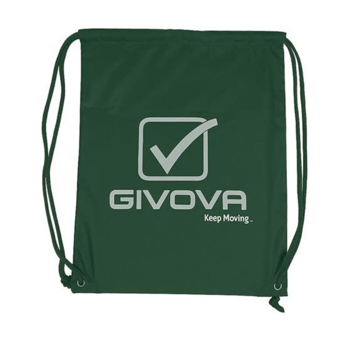 Givova sporttáska, 43x31.5cm, zöld, gyorsan száradó anyag, 13.5l űrtartalom