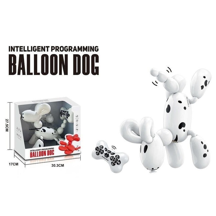 Játékrobot, CIUCIUBABKA, Távirányítós kiskutya, töltővel