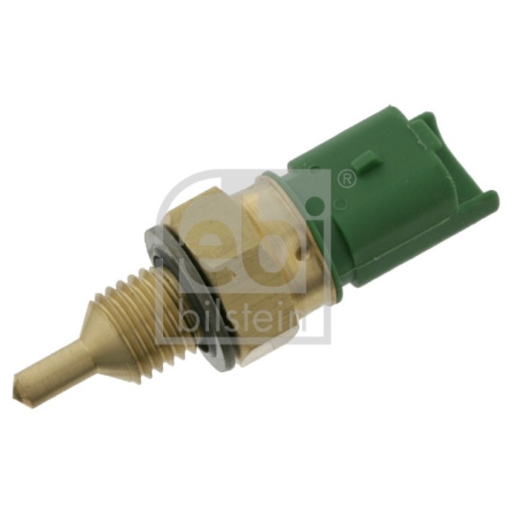 Hűtőfolyadék hőmérséklet érzékelő FEBI, M12x1.5, zöld, tömítőgyűrűvel együtt