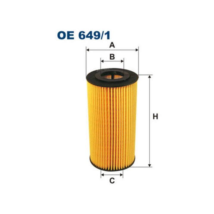 Filtru ulei FILTRON OE649/1, 37x83mm, 160mm