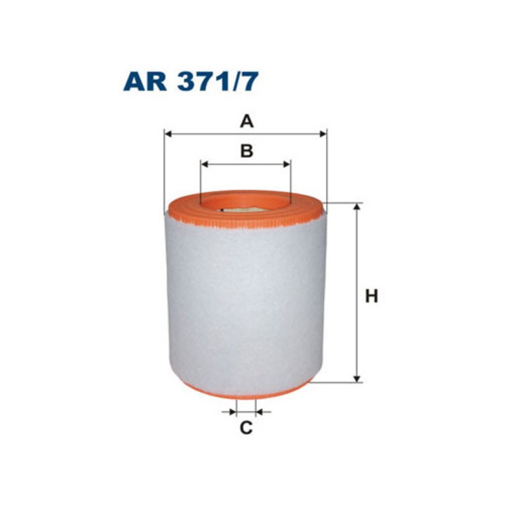 Filtru de aer FILTRON AR371/7, 154x188mm, 90mm, 30mm