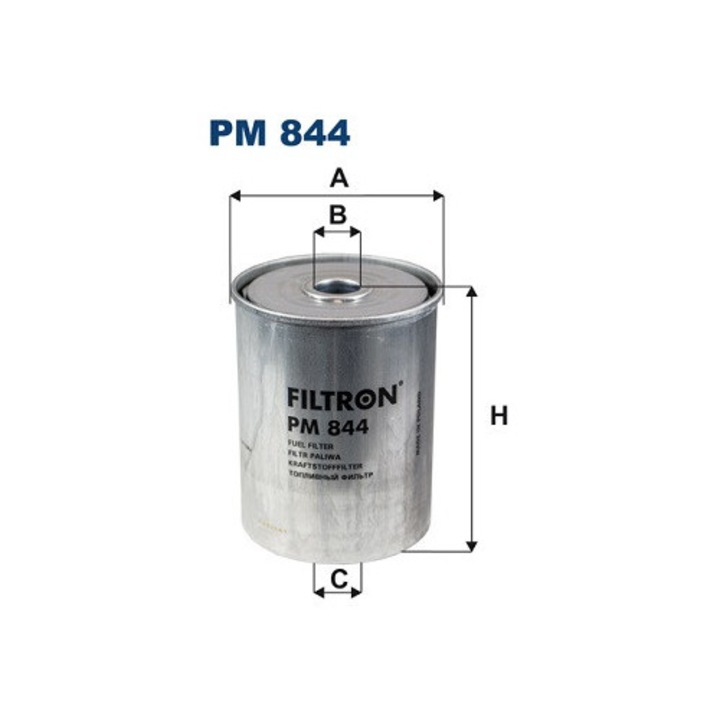 Üzemanyagszűrő FILTRON, 19x87x112mm, 17mm, magas hatásfokú