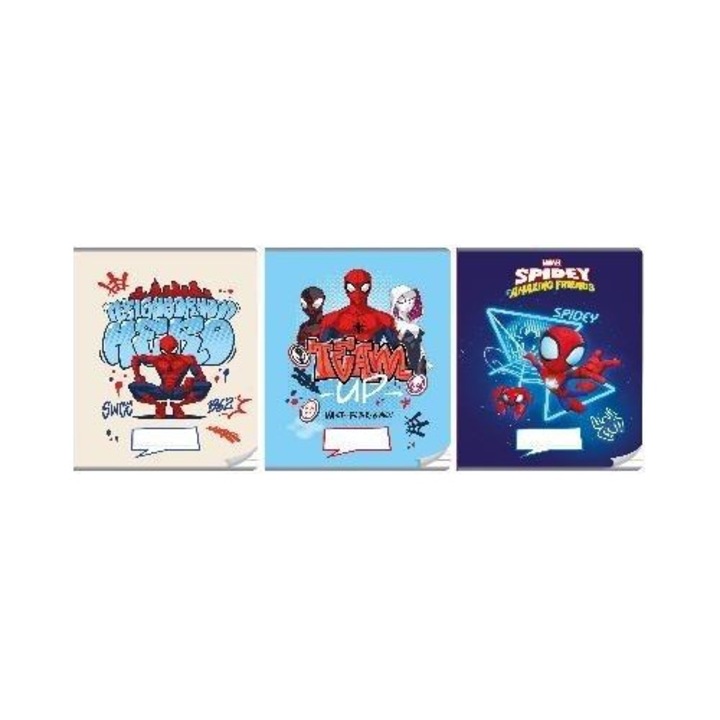 Beniamin A4 füzet szett, 10 db, 32 oldal, 3 vonalas, 70g, puha borító, lekerekített sarkok