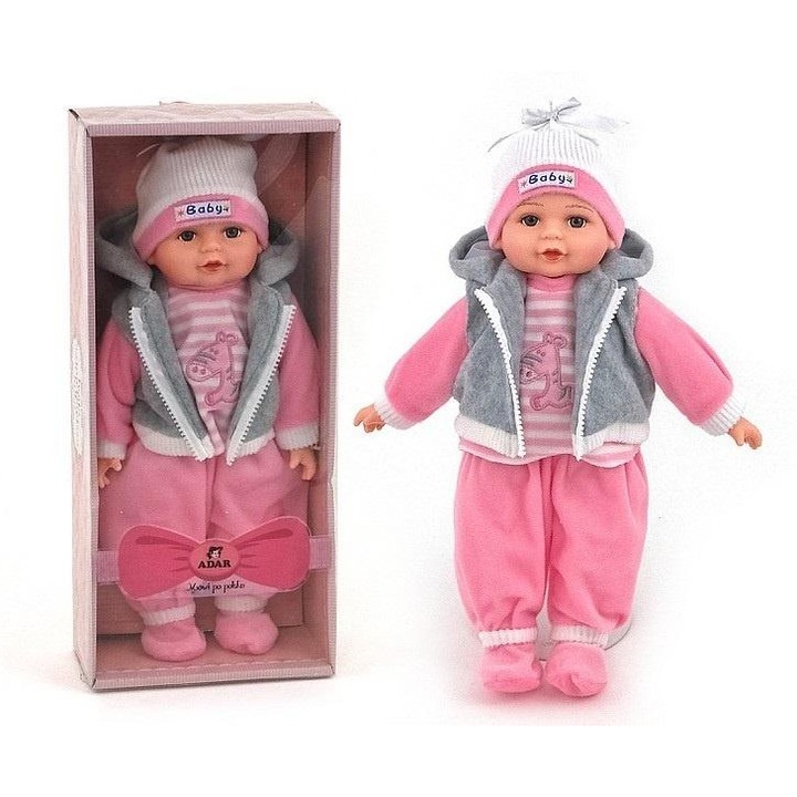 ADAR baba 35cm, lengyel hanggal, 38x17x10cm, doboz