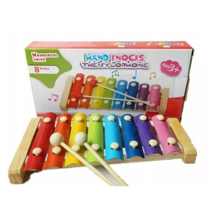 Instrument muzical de jucarie, Macyszyn Toys, Cymbalki, multicolor