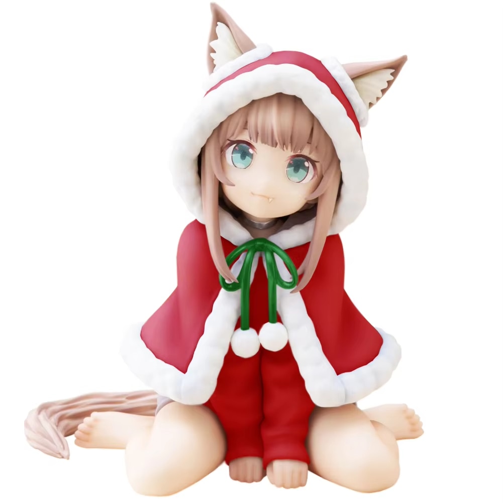 Figurina Anime My Cat Is A Kawaii Girl, PVC, 10cm, Rosu - eMAG.ro