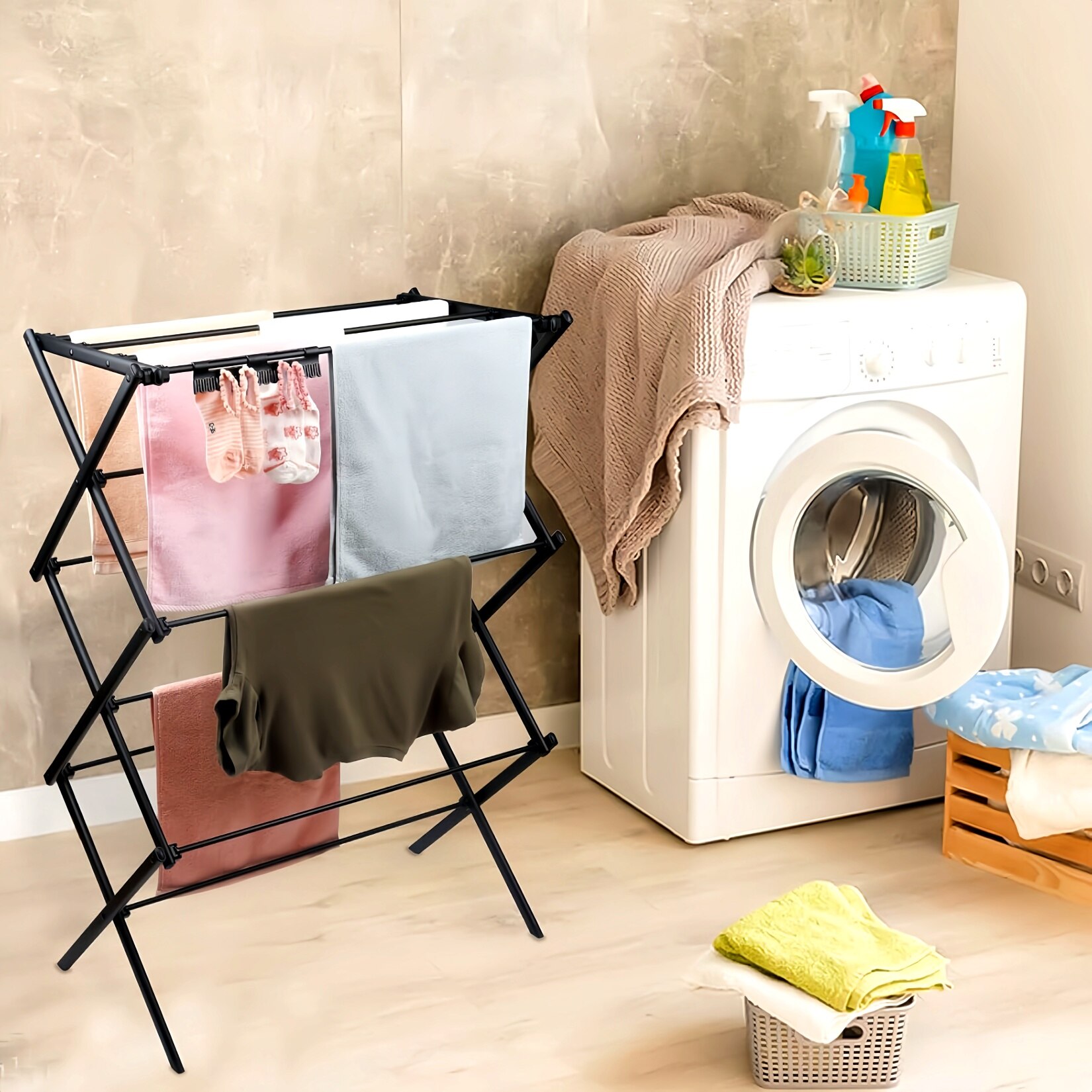 Uscator Vertical Pentru Rufe Haine Wacorresi Uscator De Haine Etajat 