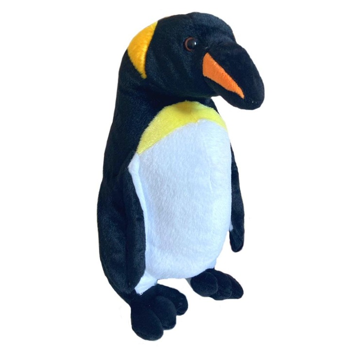 Jucarie de plus, BEPPE, pingwin cesarski, 28cm, negru
