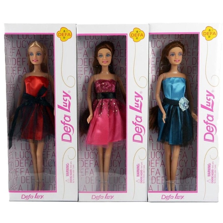 Baba 29cm, Madej, 3 modell vegyes szett, koktélruha