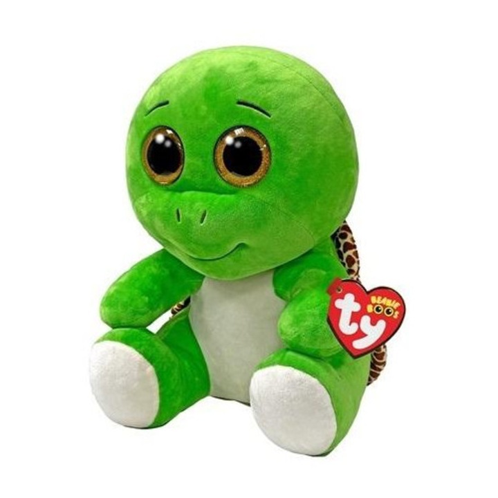 Plüssjáték, TY, Beanie Boos Turbo, zöld teknős, 24cm