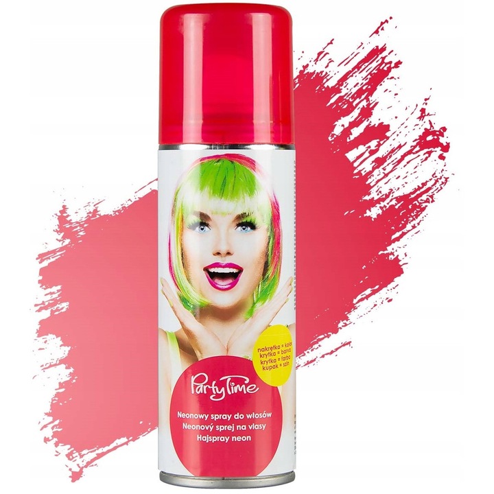 Флуоресцентен спрей за коса, ARPEX, червен, 125мл, 1 комплект