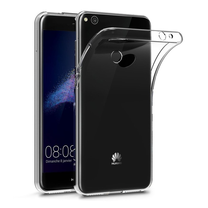 Силиконов калъф EREAD OEM за Huawei P8 Lite (2017), P9 Lite (2017), Honor 8 Lite, Nova Lite, Huawei GR3 (2017), Прозрачен