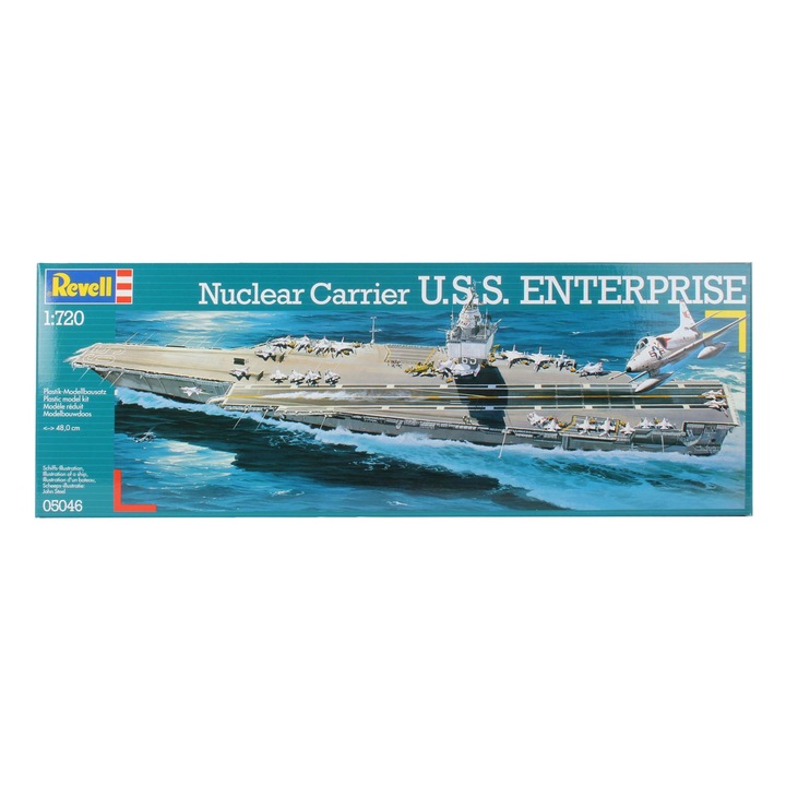 Revell modell építő készlet - U.S.S. Enterprise repülőgép anyahajó