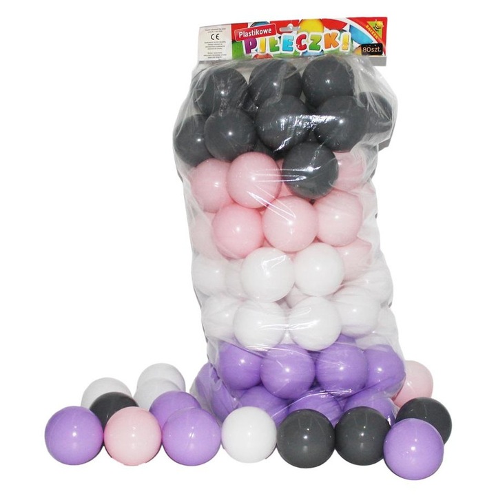 80 darabos színes mini készlet, Baczek, 70mm