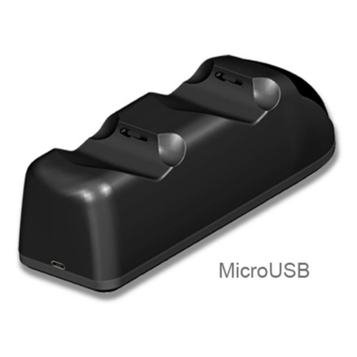 Incarcator dual wireless pentru controlere PS4 cu LED