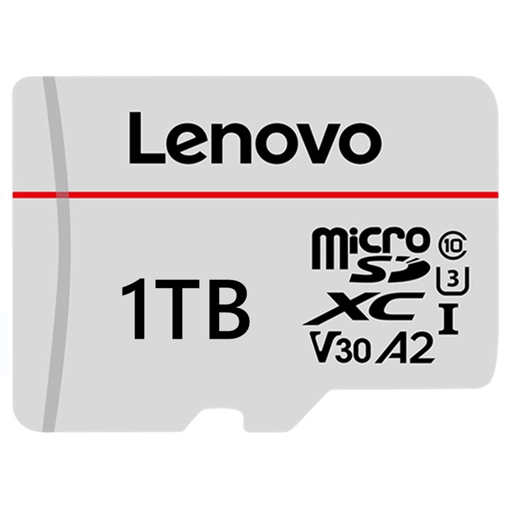 Карта памет MicroSDXC Lenovo 1TB Class 10 UHS-1 черна с SD адаптер