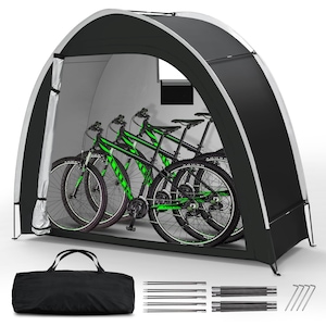 Husa protectie biciclete LYCENXI®, cort exterior, impermeabil, pentru 2-3 biciclete, 210D Oxford