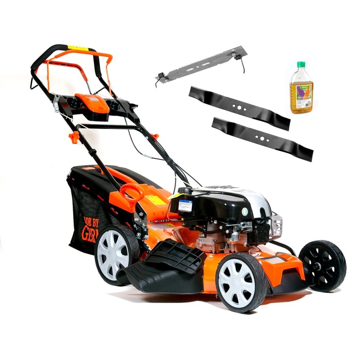 Masina de tuns iarba cu motor Briggs&Stratton DOV750 EX, 9 in 1, 53,5cm, 7,5CP, 65L, sistem de spalare