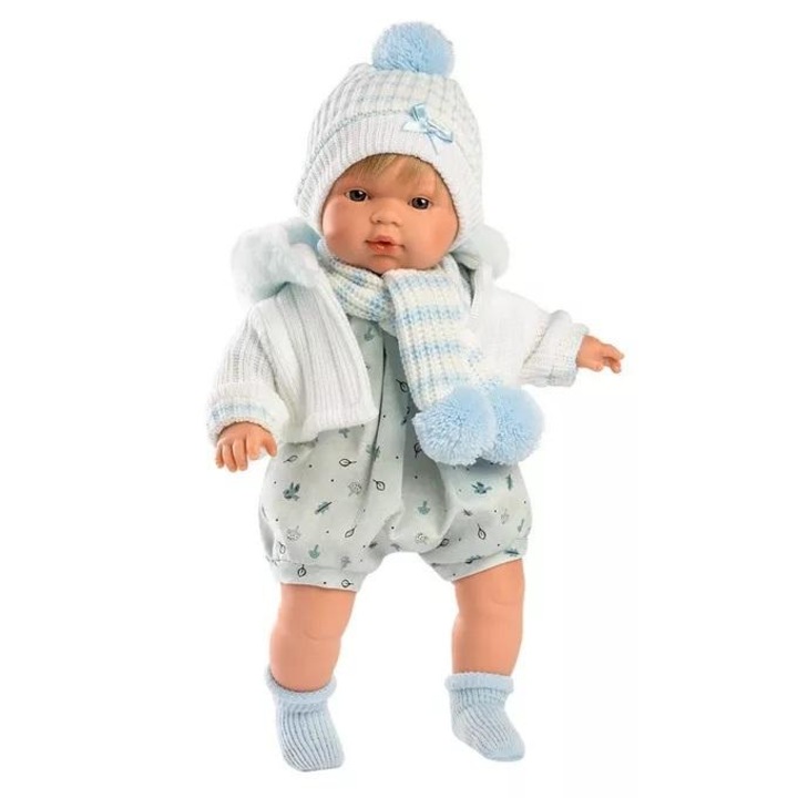 Llorens Sasha baba 38cm puha, többszínű