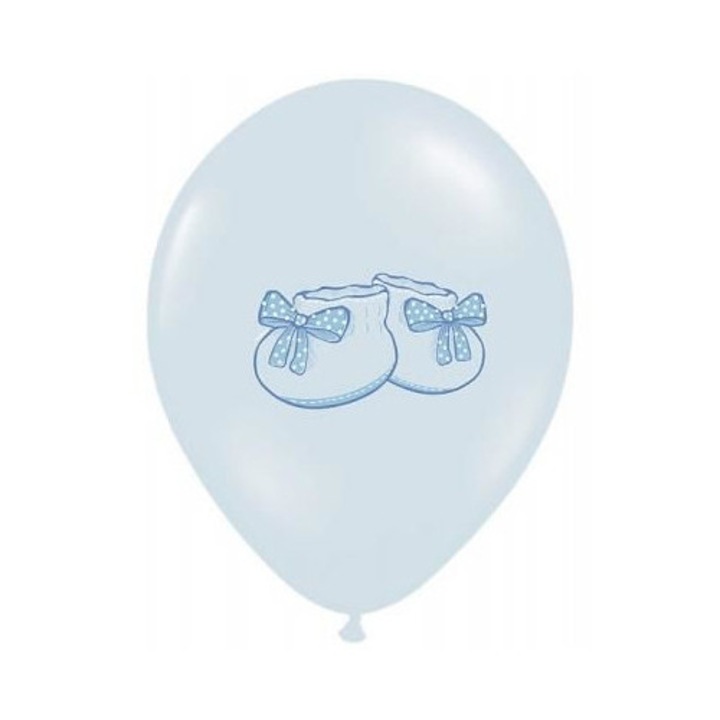 Балони Party deco, Bucik, 14 инча, син, комплект 1 бр.