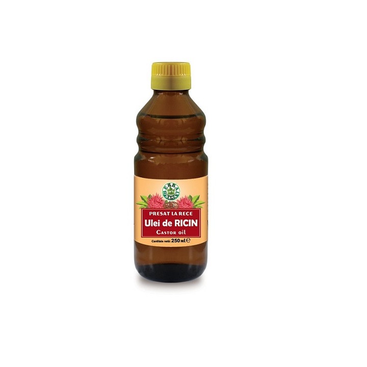 Ulei de Ricin-presat la rece, 250 ml, HerbalSana