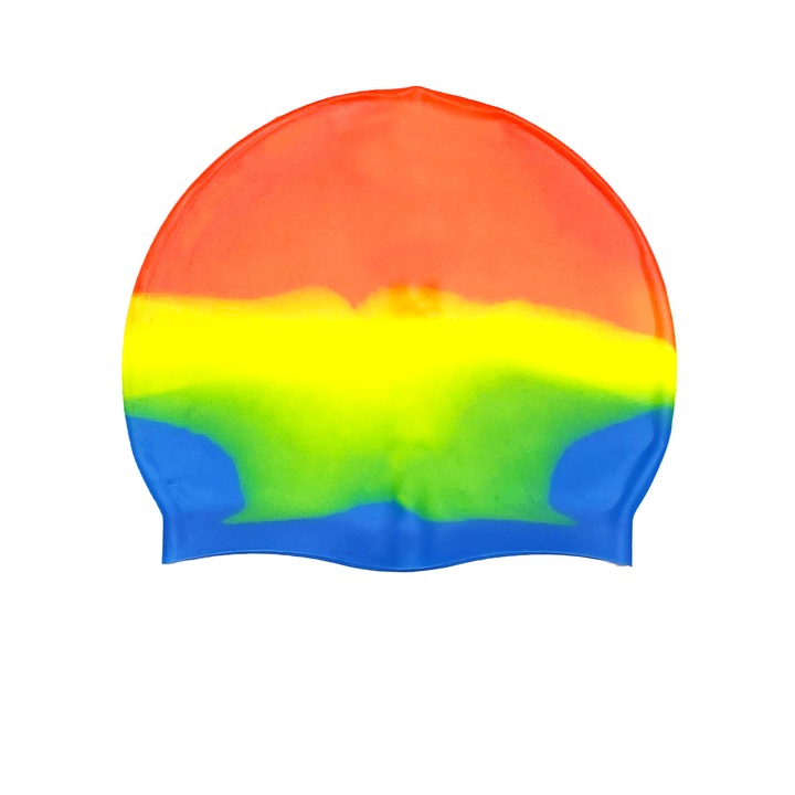 RDWESZOD szilikon úszósapka, rugalmas, 3-8 éves gyermekeknek, többszínű, egyedi