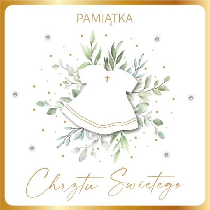 Felicitare Armin Style, Karnet Chrzest, cu coperta si urari in interior