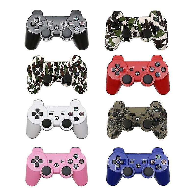 Controler wireless Bluetooth pentru PS3, 360 grade, rosu, set de 1