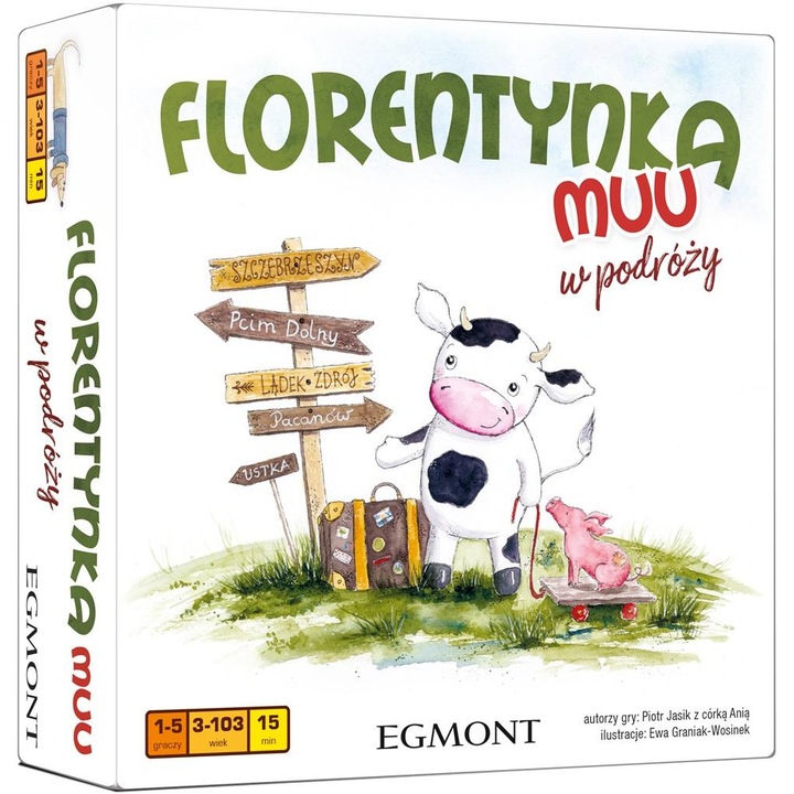 Oktatójáték Florentynka MUU, EGMONT, osztályozás, szókincsfejlesztés, többszínű