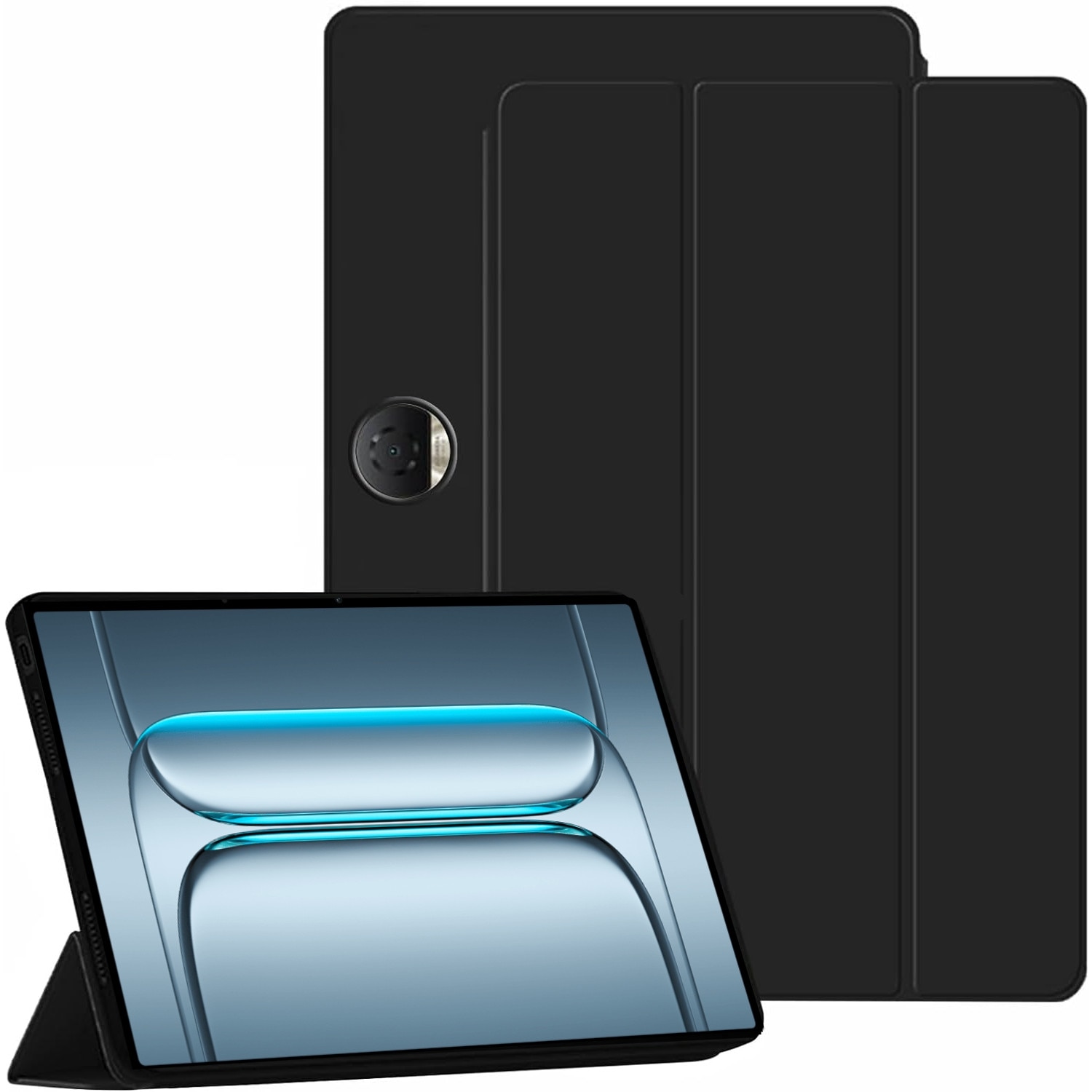 Husa Ultra Slim pentru OnePlus Pad Lite / Oppo Pad SE 11" (2025), TPU, Smart Cover - Negru